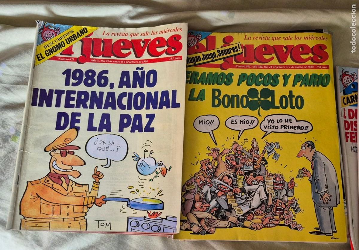 Sammeln von Zeitschriften und Zeitungen: REVISTA ..EL JUEVES...14 REVISTAS EN BUEN ESTADO........