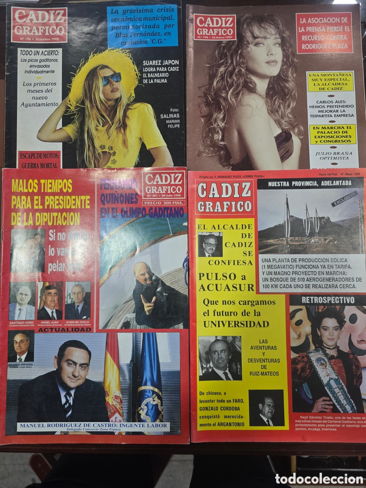 Collezionismo di Riviste e Giornali: C&Aacute;DIZ GRAFICO 4 REVISTAS