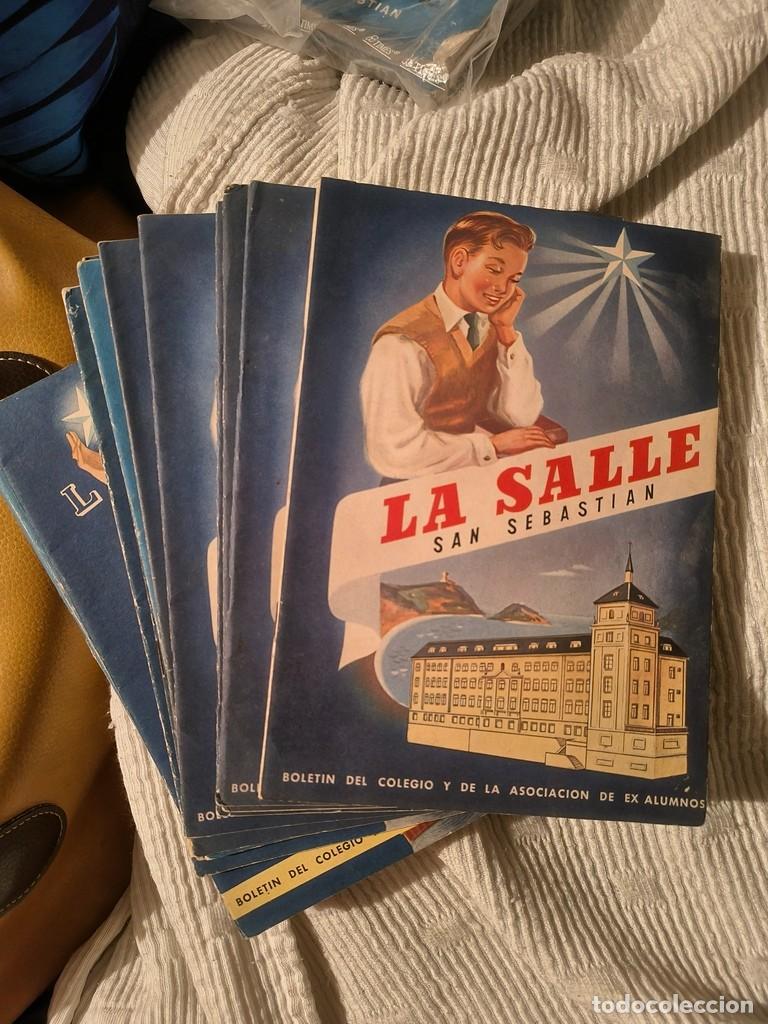 Coleccionismo de revistas y peri&oacute;dicos: LOTE BOLETINES DEL COLEGIO Y DE LA ASOCIACION DE EX ALUMNOS LA SALLE SAN SEBASTIAN A&Ntilde;OS 1958-1960
