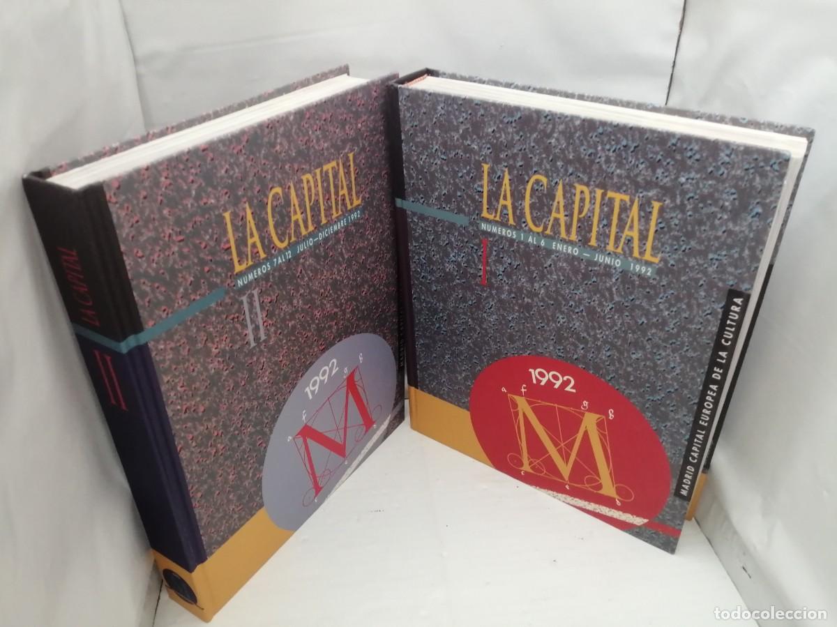 Collection Magazines and Newspapers: REVISTA LA CAPITAL. Madrid Capital Europea de la Cultura, N&uacute;meros 1 a 12 en dos vol&uacute;menes TAPA DURA