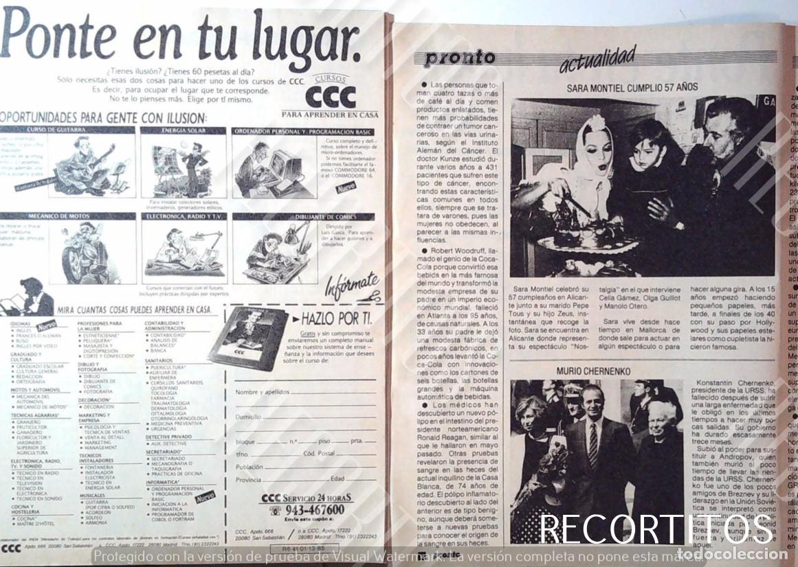 Coleccionismo de Revistas y Peri&oacute;dicos: SARA MONTIEL SARITA MONTIEL