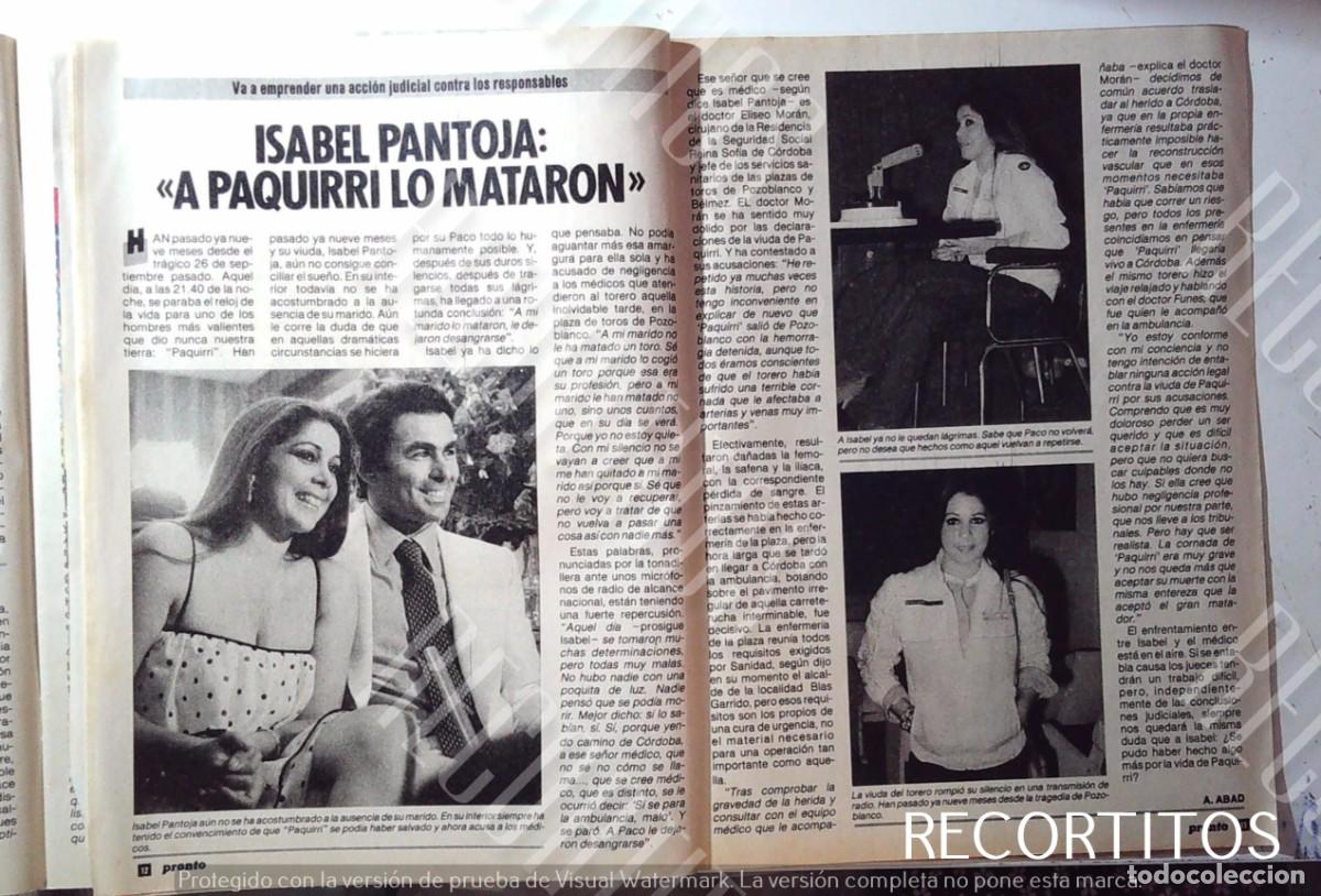 Coleccionismo de Revistas y Peri&oacute;dicos: ip isabel pantoja paquirri