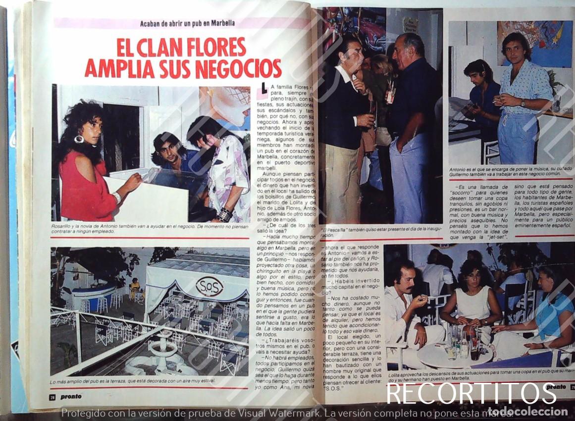 Coleccionismo de Revistas y Peri&oacute;dicos: ROSARIO FLORES ROSARILLO ANTONIO LOLA LOLITA EL PESCAILLA