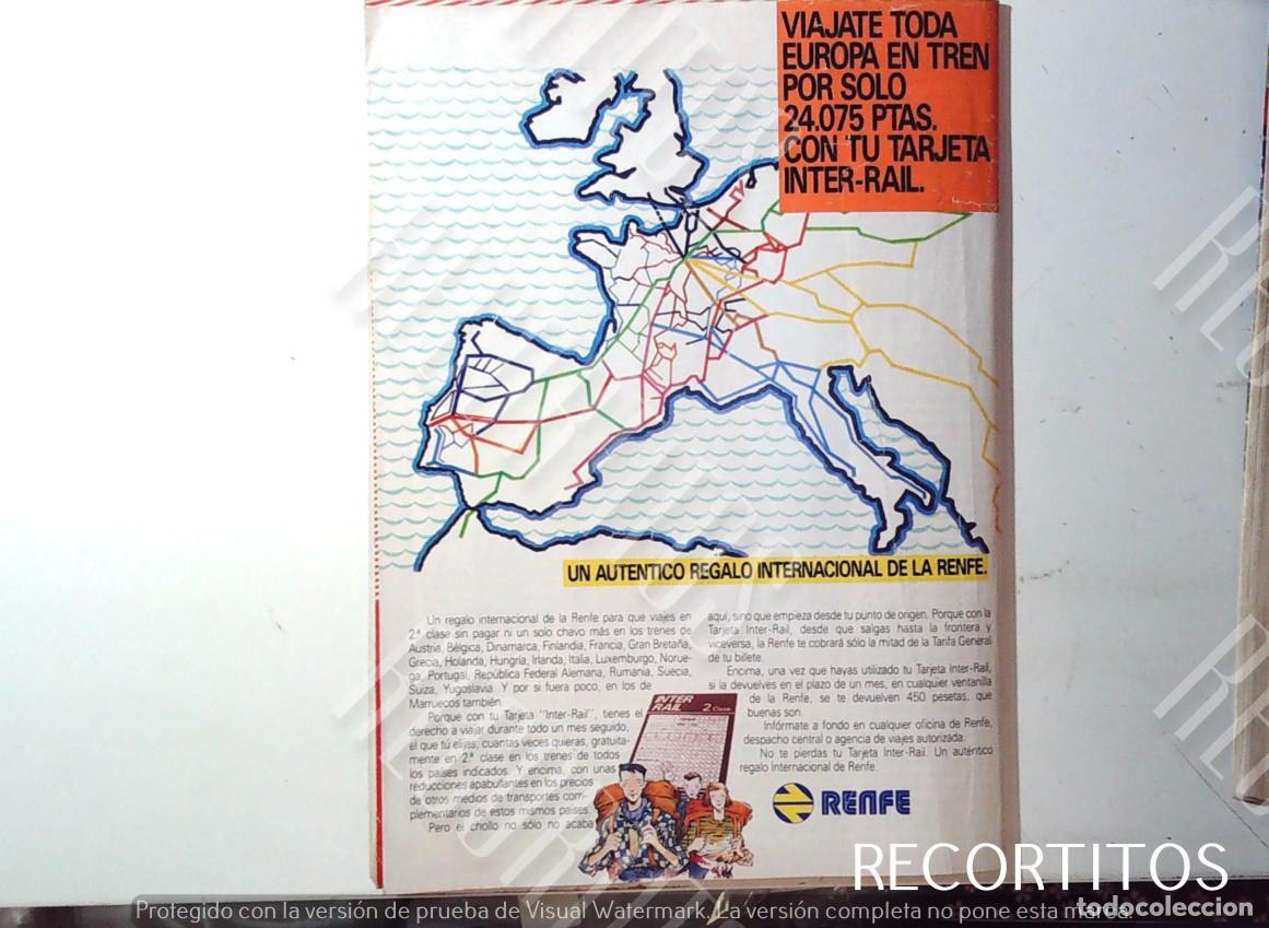 Coleccionismo de Revistas y Peri&oacute;dicos: RENFE ANUNCIO PUBLICIDAD