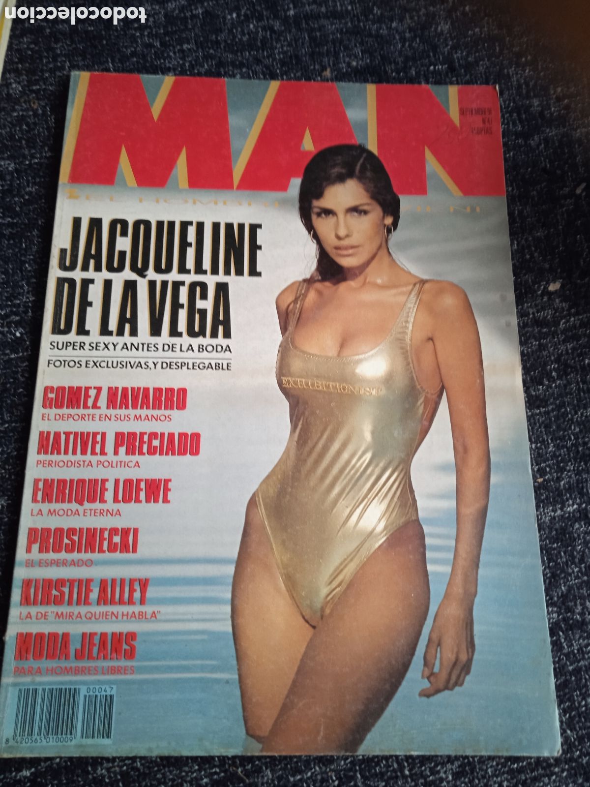 Coleccionismo de revistas y peri&oacute;dicos: MAN N&ordm; 47 SEPTIEMBRE 1991, Jacqueline de la Vega, Nativel PRECIADO,