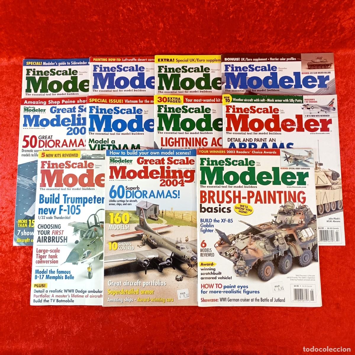 Collezionismo di Riviste e Giornali: FINE SCALE MODELER - LOTE 11 REVISTAS DE MODELISMO - VER N&Uacute;MEROS EN LAS FOTOGRAFIAS / 5654