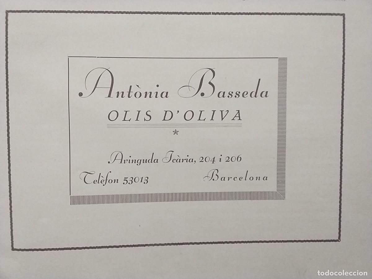Collezionismo di Riviste e Giornali: OLOIS D'OLIVA ANTONIA BASSEDA AVINGUDA ICARIA BARCELONA HOJA A&Ntilde;O 1933