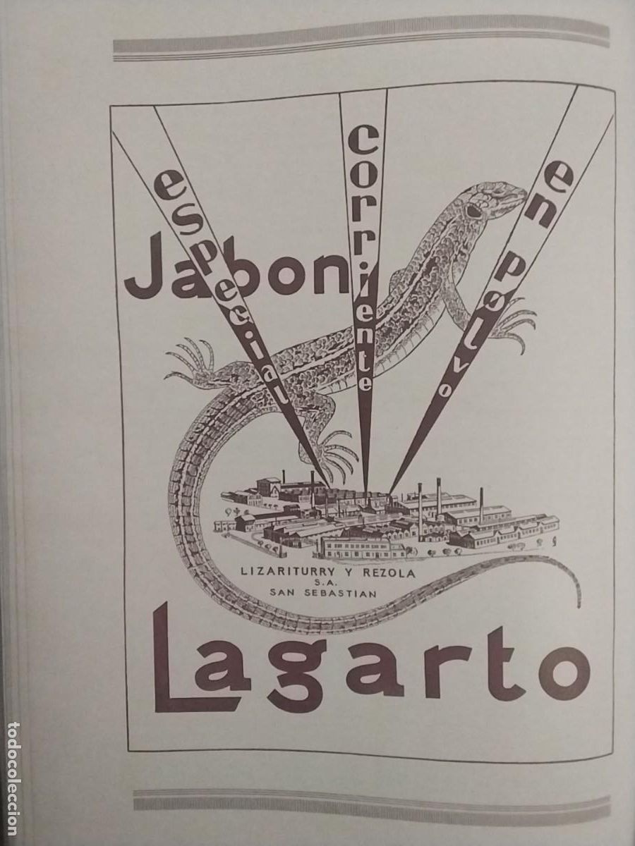 Sammeln von Zeitschriften und Zeitungen: JABON LAGARTO LIZARITURRY Y REZOLA SAN SEBASTIAN ESPECIAL CORRIENTE EN POLVO HOJA A&Ntilde;O 1933
