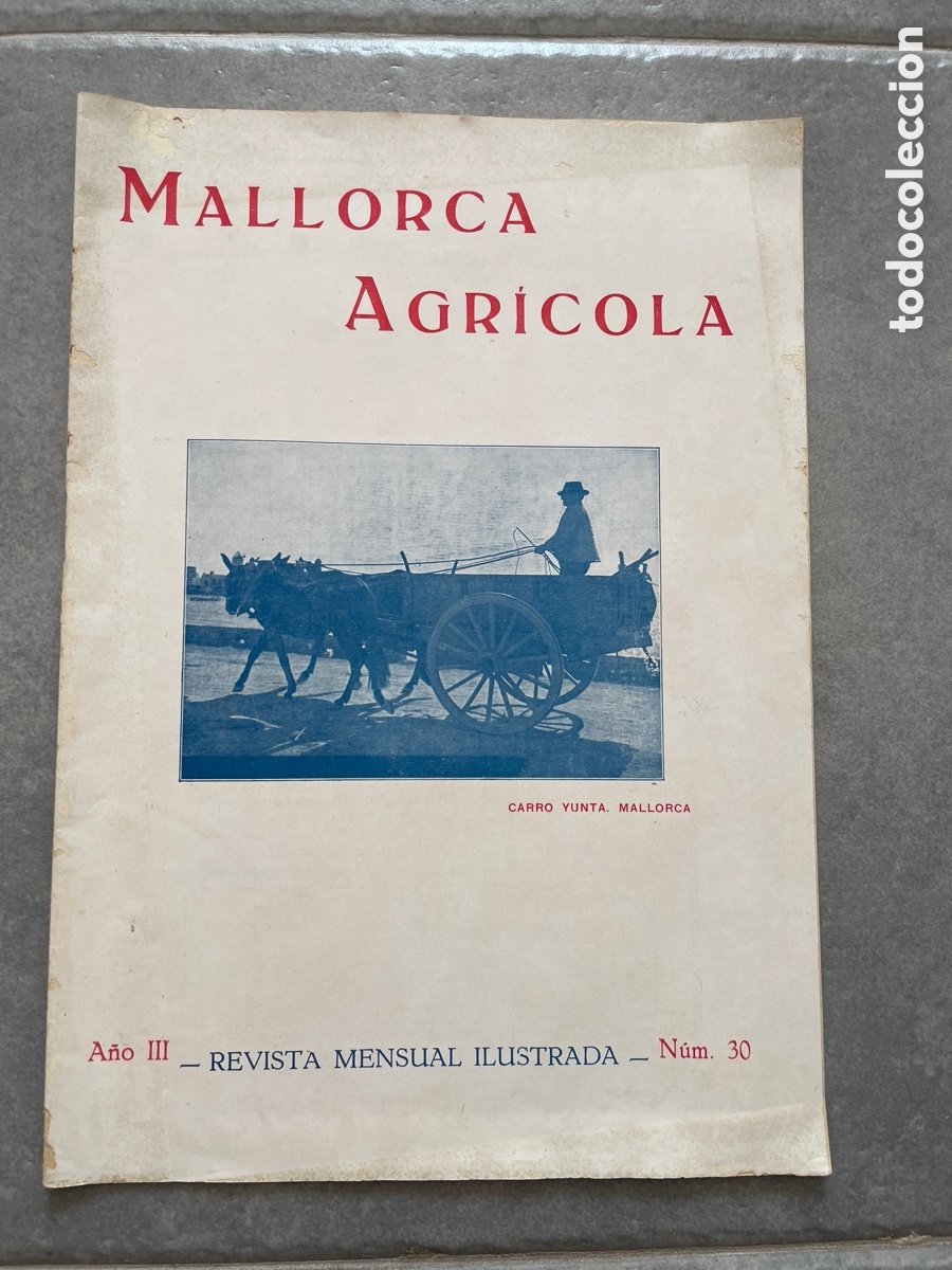 Coleccionismo de revistas y peri&oacute;dicos: Mallorca Agr&iacute;cola. N&uacute;mero 30. A&ntilde;o 1932