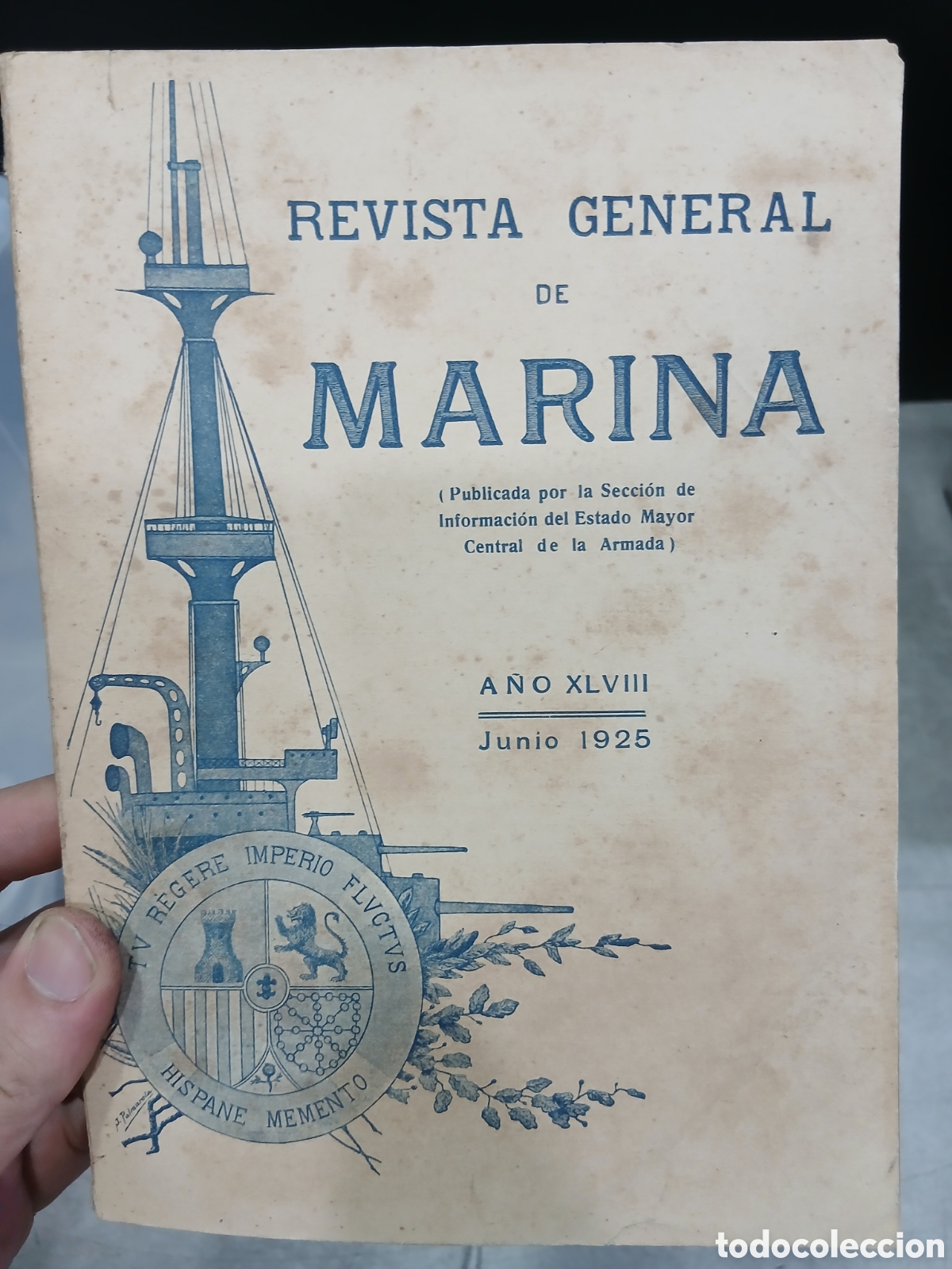 Collezionismo di Riviste e Giornali: Revista general de Marina. Junio de 1925. (L129)