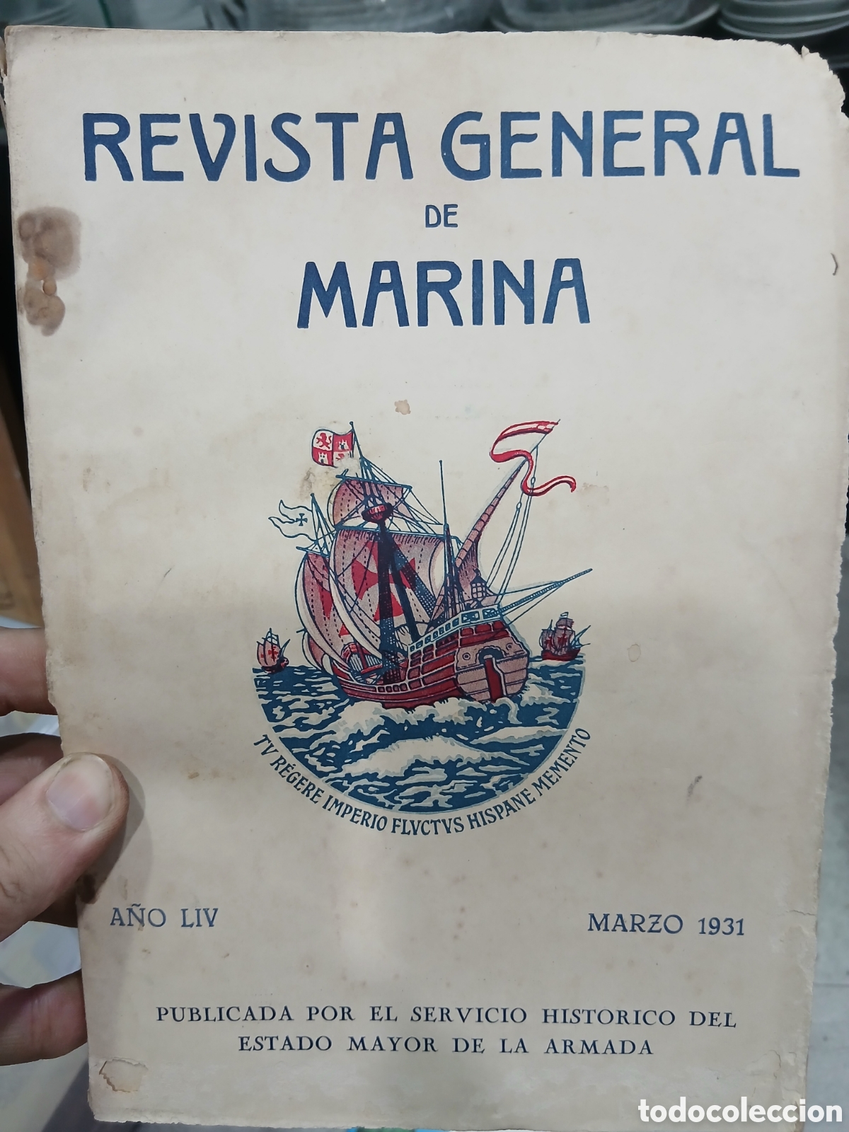 Coleccionismo de Revistas y Peri&oacute;dicos: Revista general de Marina. Marzo de 1931. (L129)