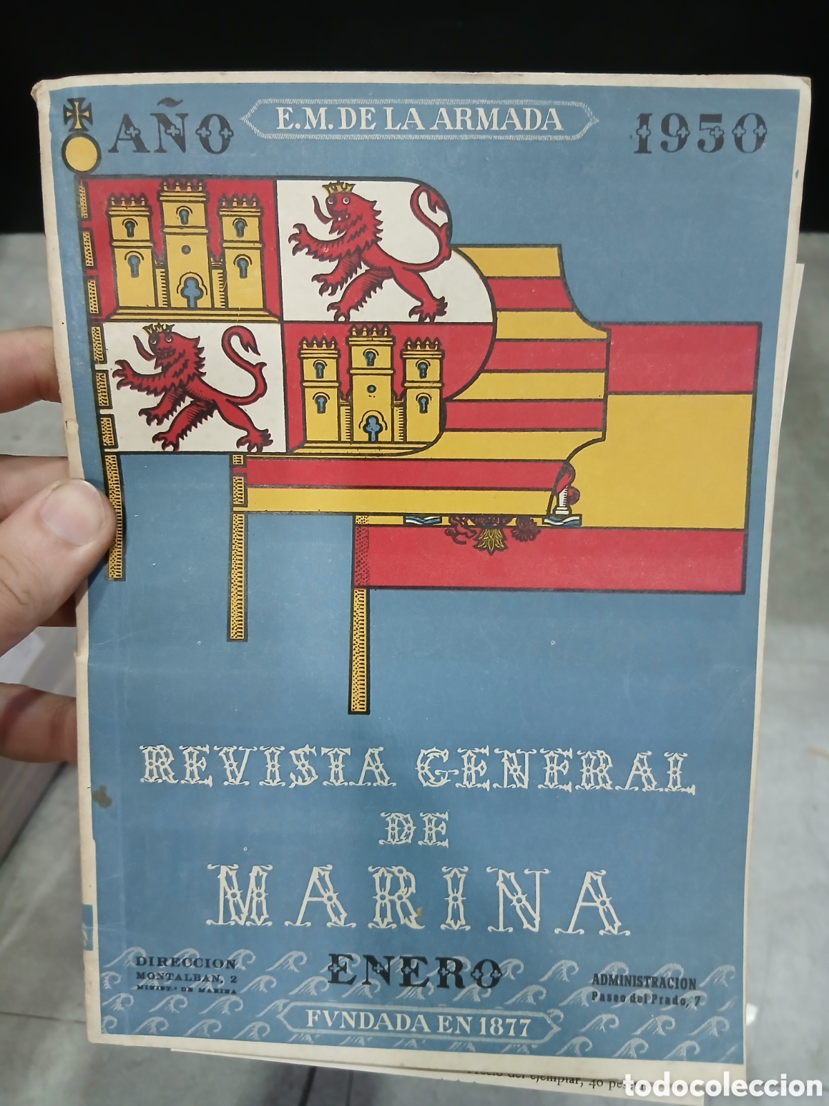 Collection Magazines and Newspapers: Revista general de Marina. Enero de 1950. (L129)