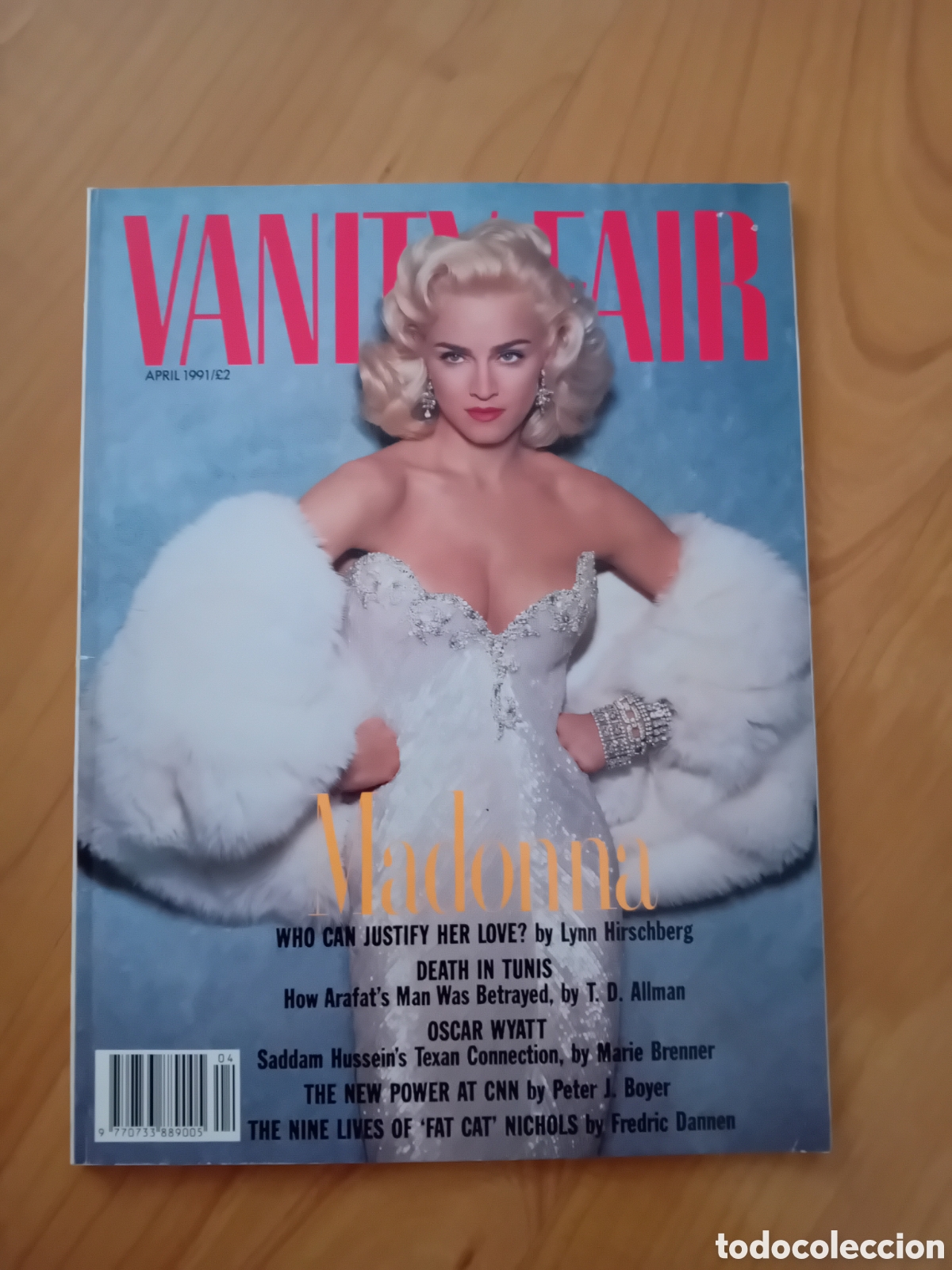 Coleccionismo de Revistas y Peri&oacute;dicos: VANITY FAIR. MADONNA. EDICI&Oacute;N INGLESA. ABRIL 1991