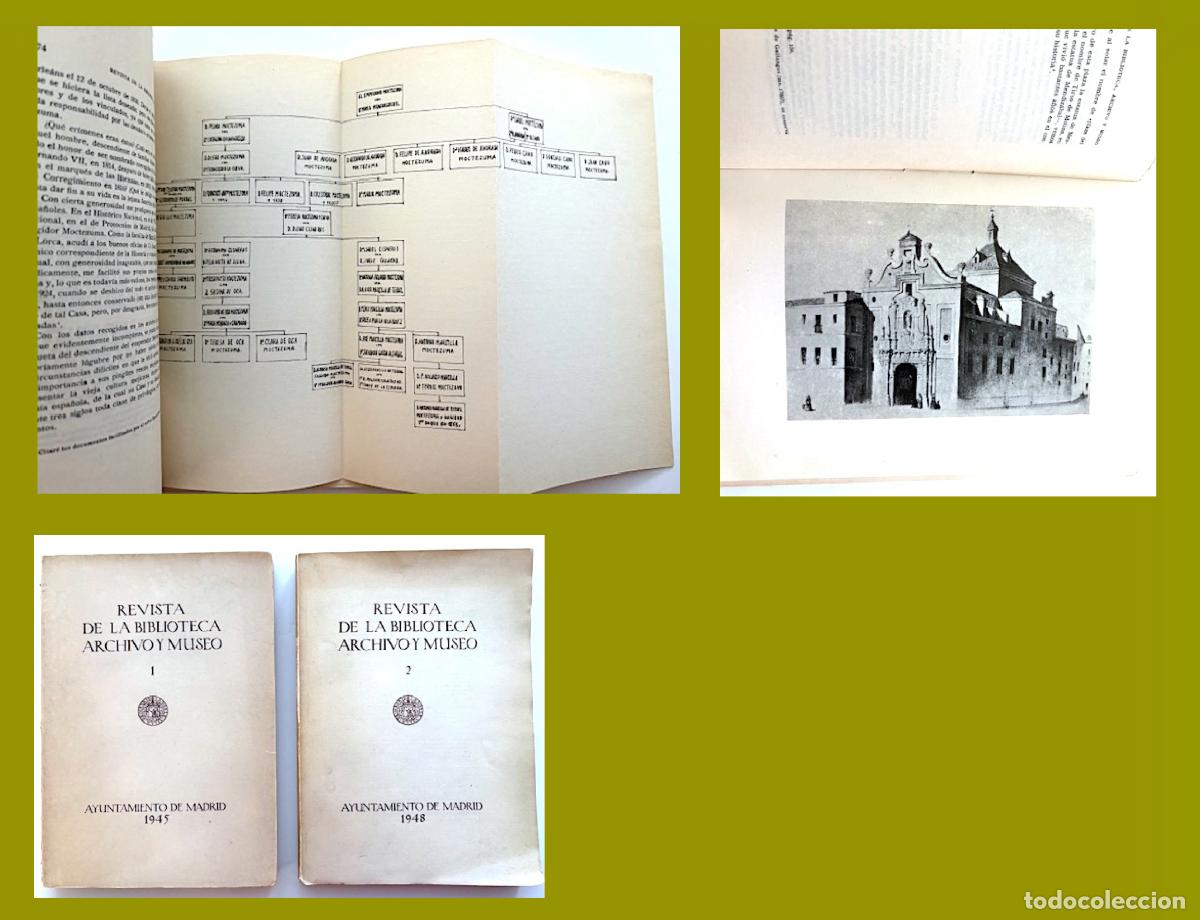 Coleccionismo de Revistas y Peri&oacute;dicos: 2 primeros n&uacute;meros de la Revista de la Biblioteca, Archivo y Museo. Madrid. 1945, 1948