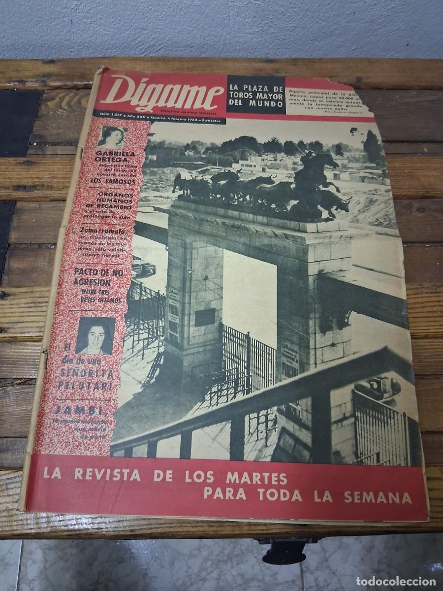 Coleccionismo de revistas y peri&oacute;dicos: Revista D&iacute;game 1257 Gitanos Andaluc&iacute;a Extremadura Mariola Mart&iacute;nez Bordiu Franco Gabriela Ortega