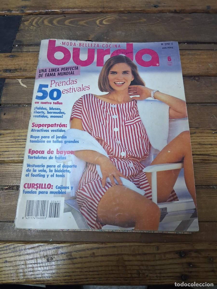 Coleccionismo de revistas y peri&oacute;dicos: Revista de costura moda Burda N&deg; 6