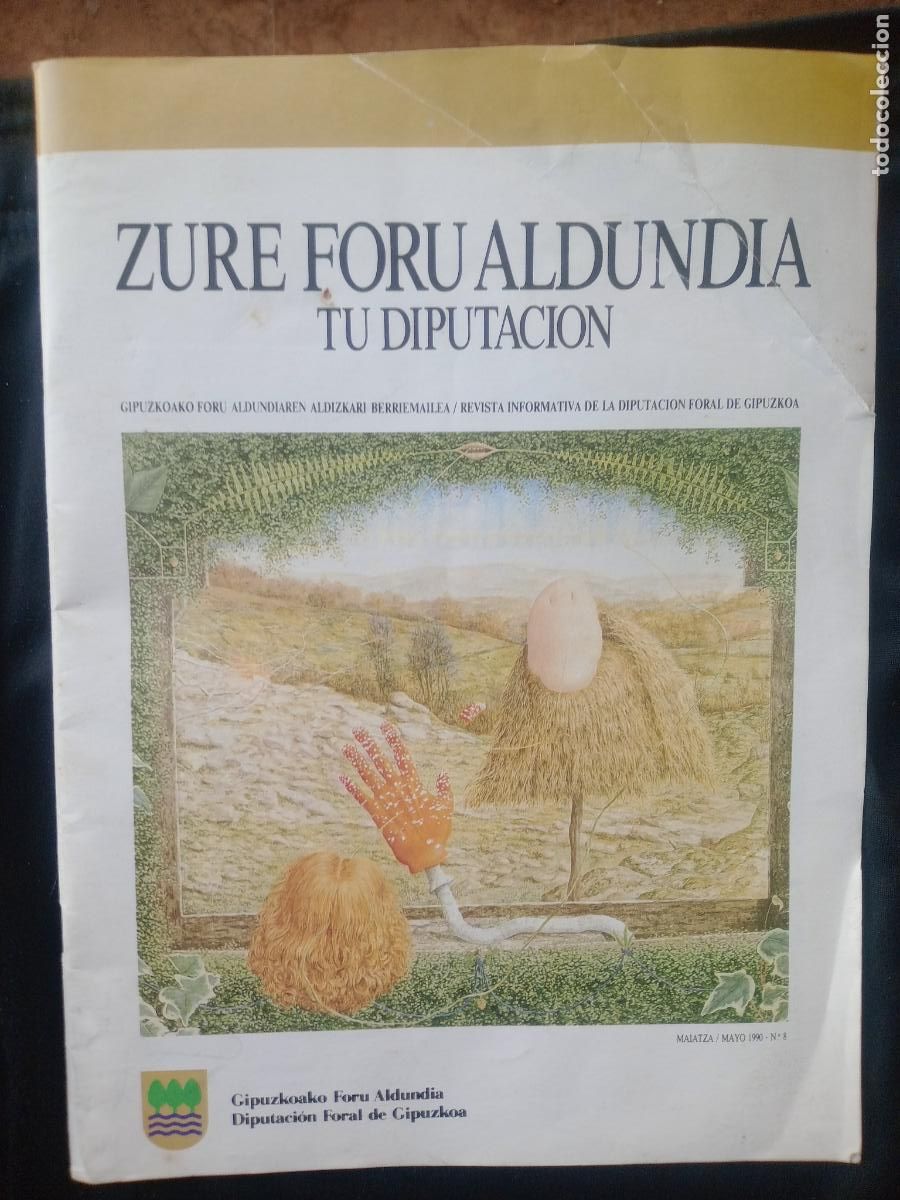 Coleccionismo de revistas y peri&oacute;dicos: Diputaci&oacute;n de Guip&uacute;zcoa. Zure Foru Aldundia 1990 n&uacute;mero 8