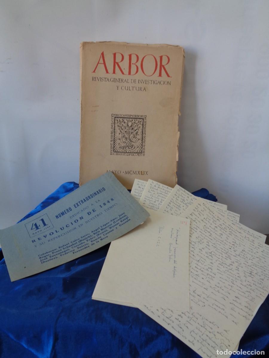 Collectionnisme de Revues et Journaux: ARBOR. Revista Gral. de Investigacion y Cultura. N&ordm;-41. ( EXTRAORDINARIO.) La REVOLUCION d 1948.C27