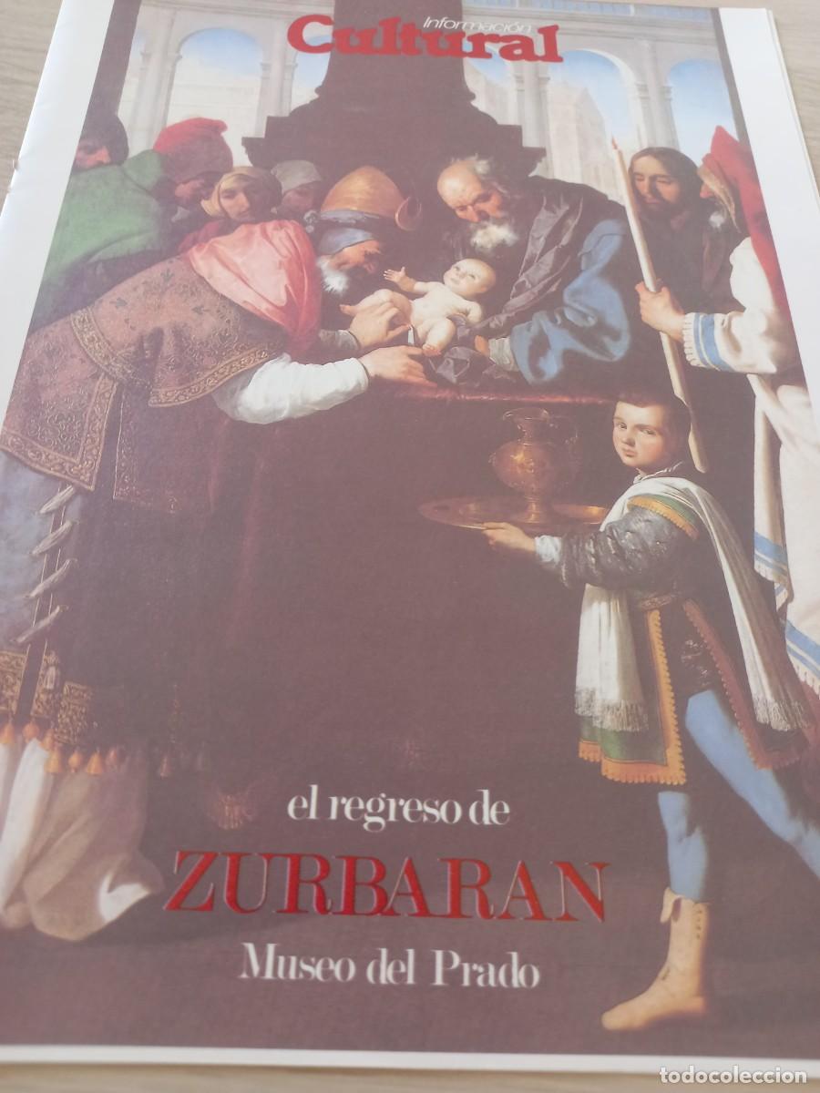 Coleccionismo de Revistas y Peri&oacute;dicos: EXPOSICI&Oacute;N DE ZURBAR&Aacute;N EN EL MUSEO DEL PRADO. GUIA 8 P&Aacute;GINAS DE REVISTA INFORMACI&Oacute;N CULTURAL