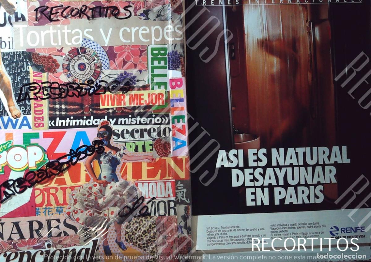 Coleccionismo de Revistas y Peri&oacute;dicos: RENFE ANUNCIO PUBLICIDAD PARIS