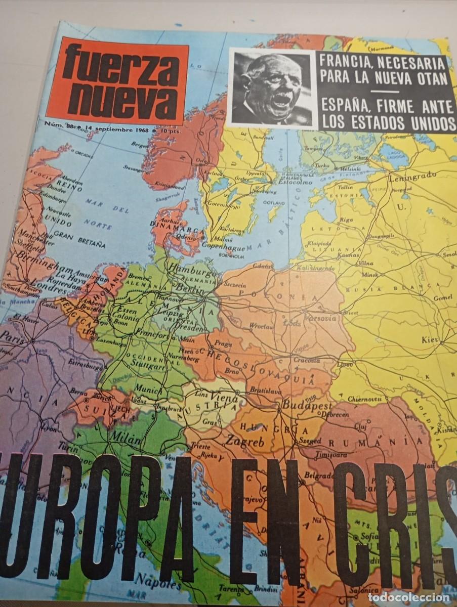 Coleccionismo de revistas y peri&oacute;dicos: REVISTA FUERZA NUEVA N&ordm; 88 14 DE SEPTIEMBRE DE 1968 REF. UR