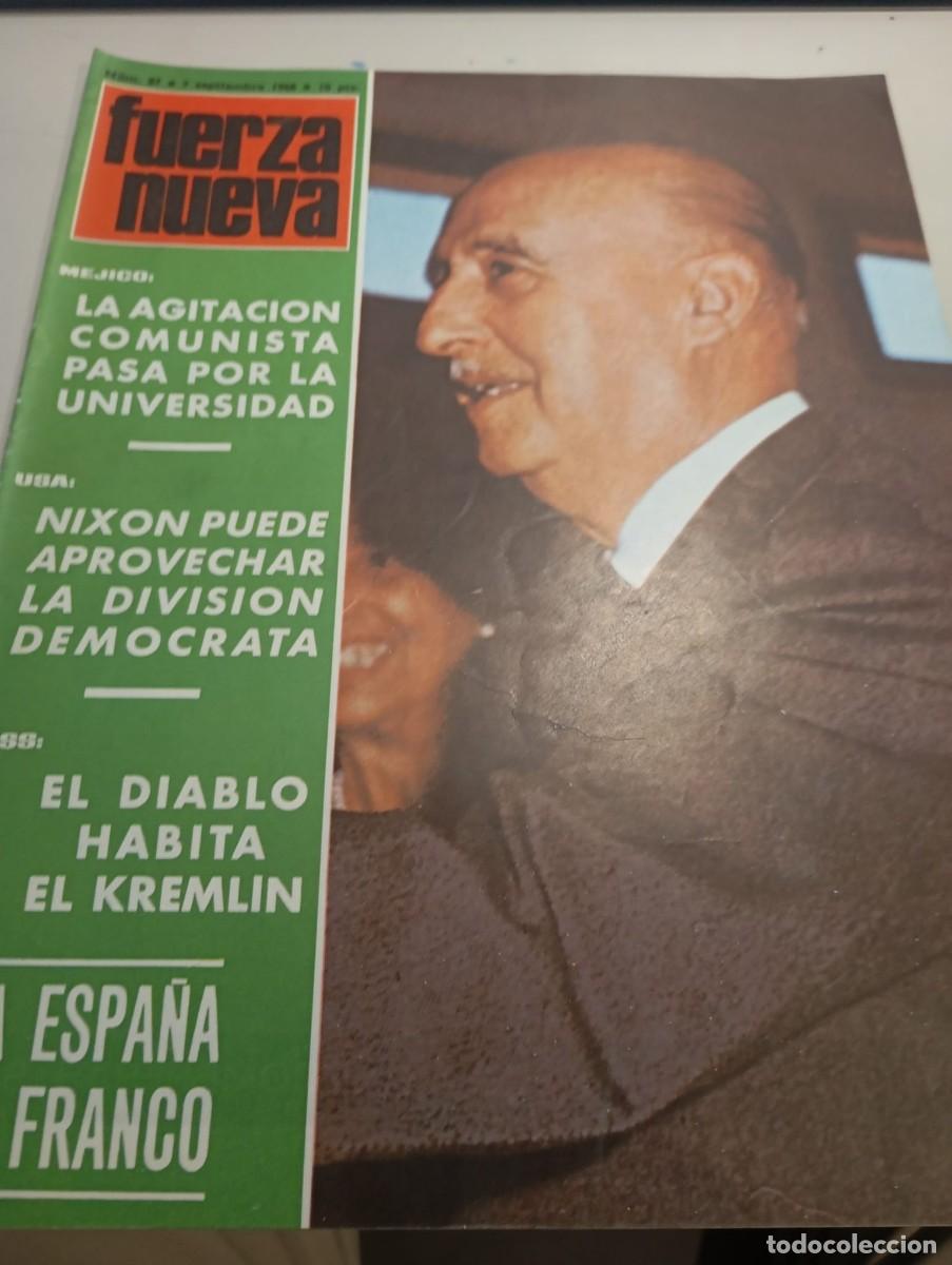 Collectionnisme de Revues et Journaux: REVISTA FUERZA NUEVA N&ordm; 87 7 DE SEPTIEMBRE DE 1968 REF. UR
