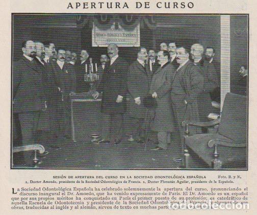 Coleccionismo de Revistas y Peri&oacute;dicos: * ODONTOLOG&Iacute;A * Sociedad Odont&oacute;logica Espa&ntilde;ola * Dr. Amoedo y Florest&aacute;n Aguilar -1907