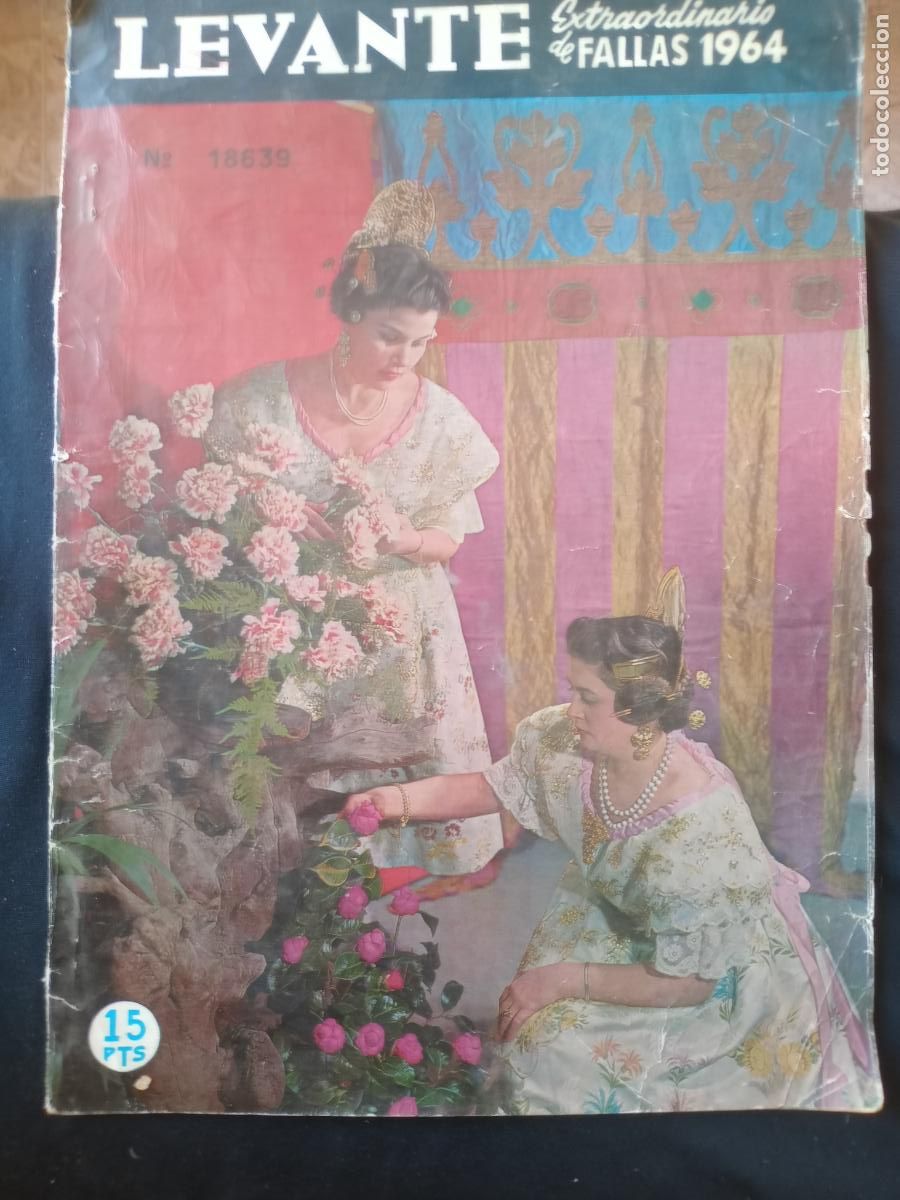 Coleccionismo de revistas y peri&oacute;dicos: LEVANTE, EXTRAORDINARIO REVISTA DE FALLAS VALENCIA. A&Ntilde;O 1964