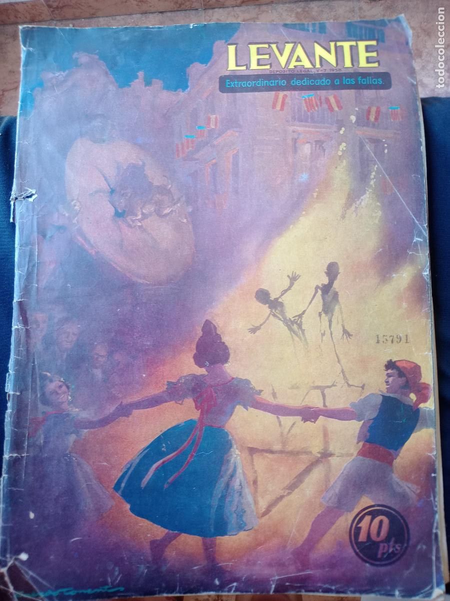 Coleccionismo de revistas y peri&oacute;dicos: LEVANTE. EXTRAORDINARIO DEDICADO A LAS FALLAS. 1958 VALENCIA