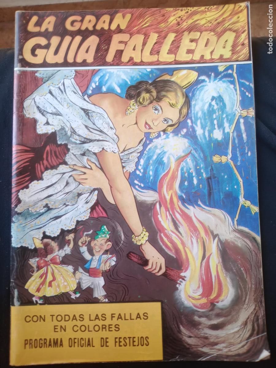 Coleccionismo de revistas y peri&oacute;dicos: REVISTA FALLERA ** LA GRAN GUIA FALLERA . ** - A&Ntilde;O 1975.- TODAS LAS FALLAS DE VALENCIA EN COLORES