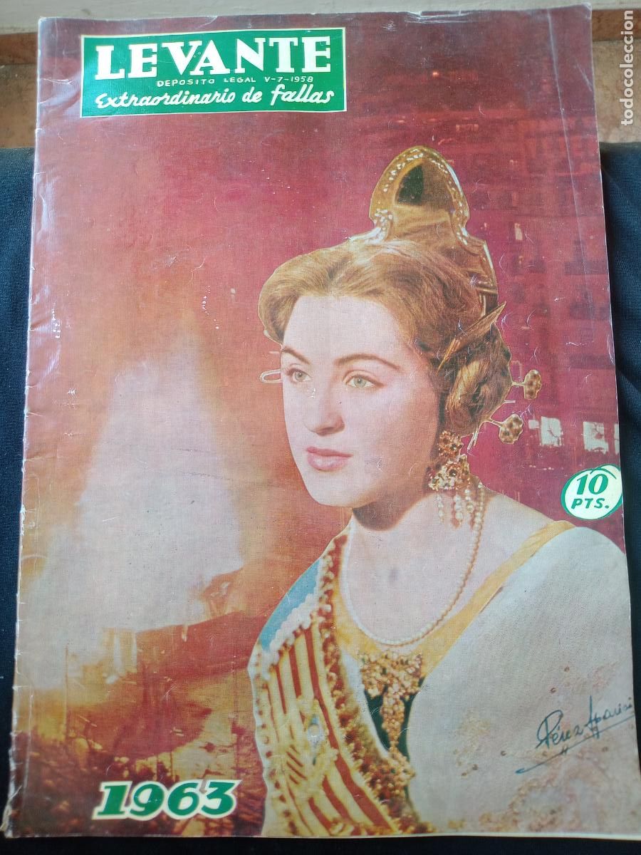 Coleccionismo de revistas y peri&oacute;dicos: FALLAS VALENCIA LEVANTE EXTRAORDINARIO DEDICADO A LAS FALLAS 1963
