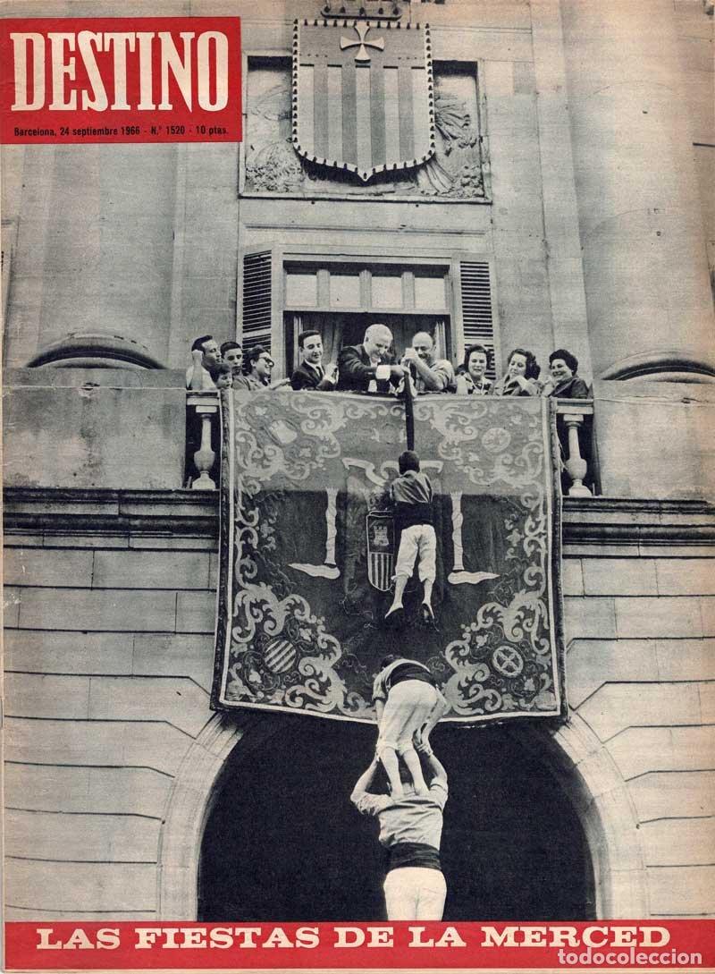 Coleccionismo de revistas y peri&oacute;dicos: Revista Destino No. 1520. 24 septiembre 1966. Las fiestas de la Merced