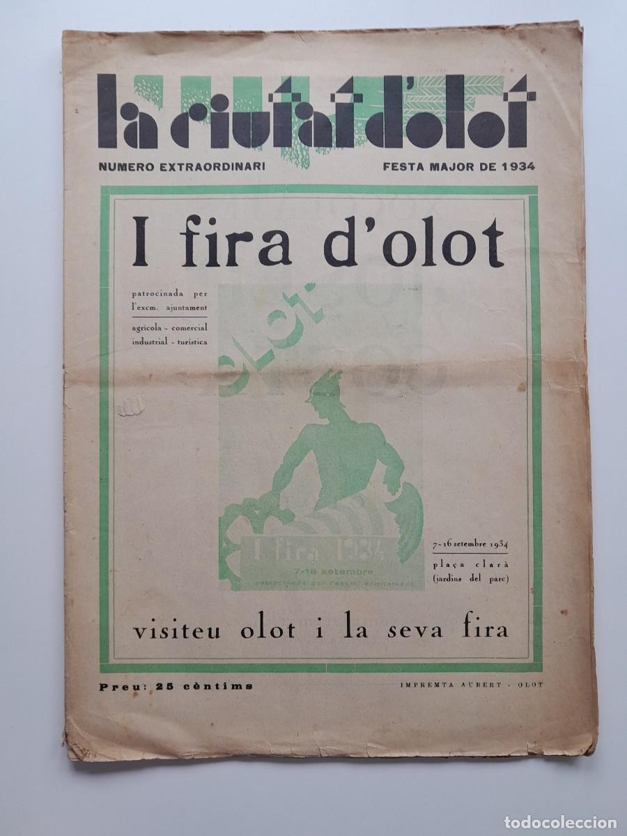Collection Magazines and Newspapers: LA CIUTAT D'OLOT (OLOT) - ANY 3, N&Uacute;M. 67 (1 SETEMBRE 1934)