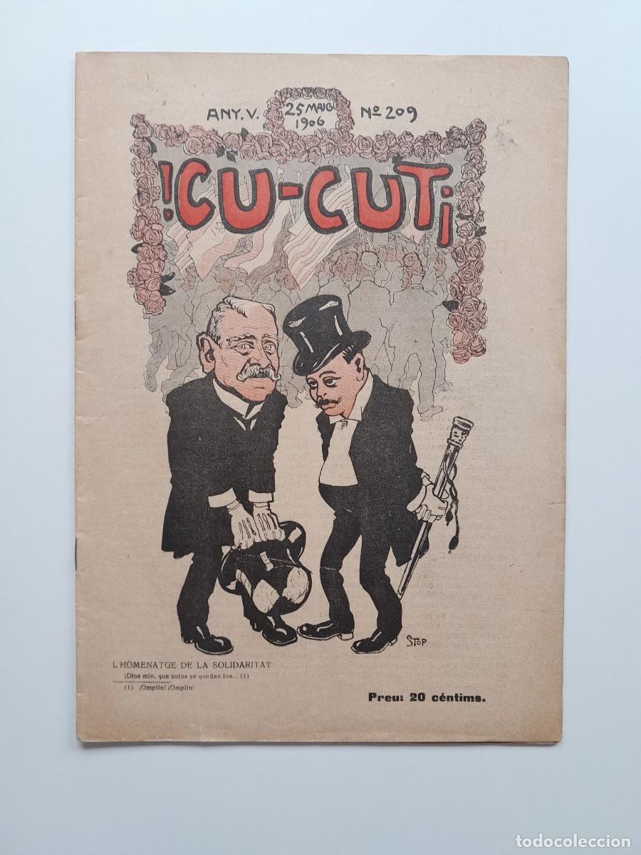 Coleccionismo de Revistas y Peri&oacute;dicos: &iexcl;CU-CUT! (BARCELONA) - ANY 5, N&Uacute;M. 209 (25 MAIG 1906)