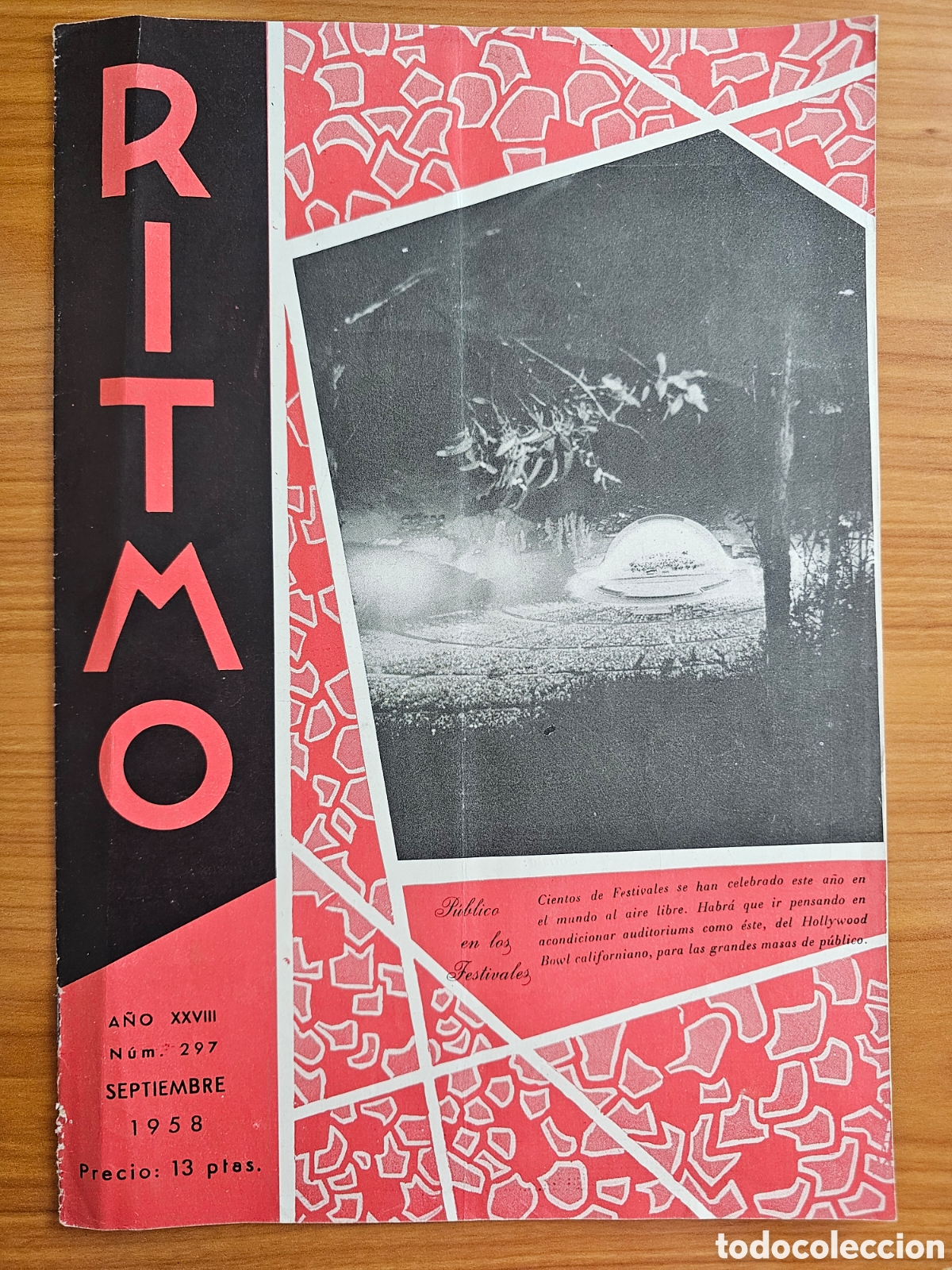 Coleccionismo de Revistas y Peri&oacute;dicos: REVISTA RITMO 297 1958 MICHAEL TIPPETT, MAR&Iacute;A LUISA ANIDO. PABLO CASALS, JAVIER RIOS