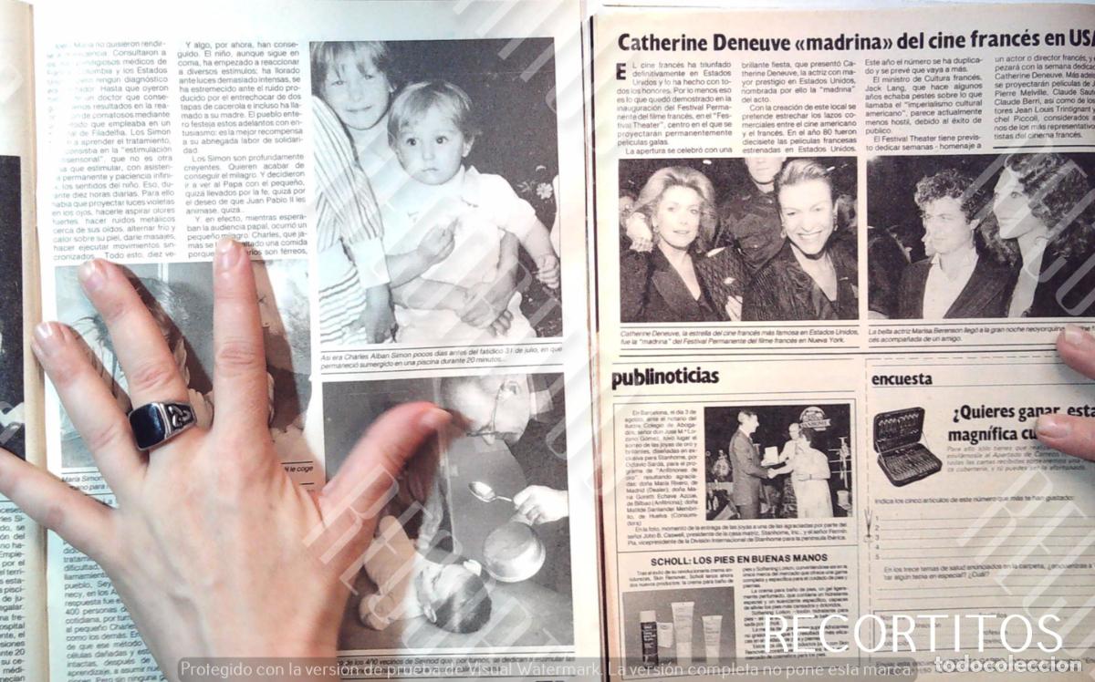 Collectionnisme de Revues et Journaux: CATHERINE DENEUVE MARISA BERENSON