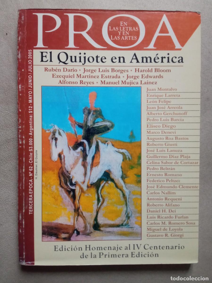 Coleccionismo de Revistas y Peri&oacute;dicos: Revista PROA en las letras y en las letras y en las artes. El Quijote en Am&eacute;rica