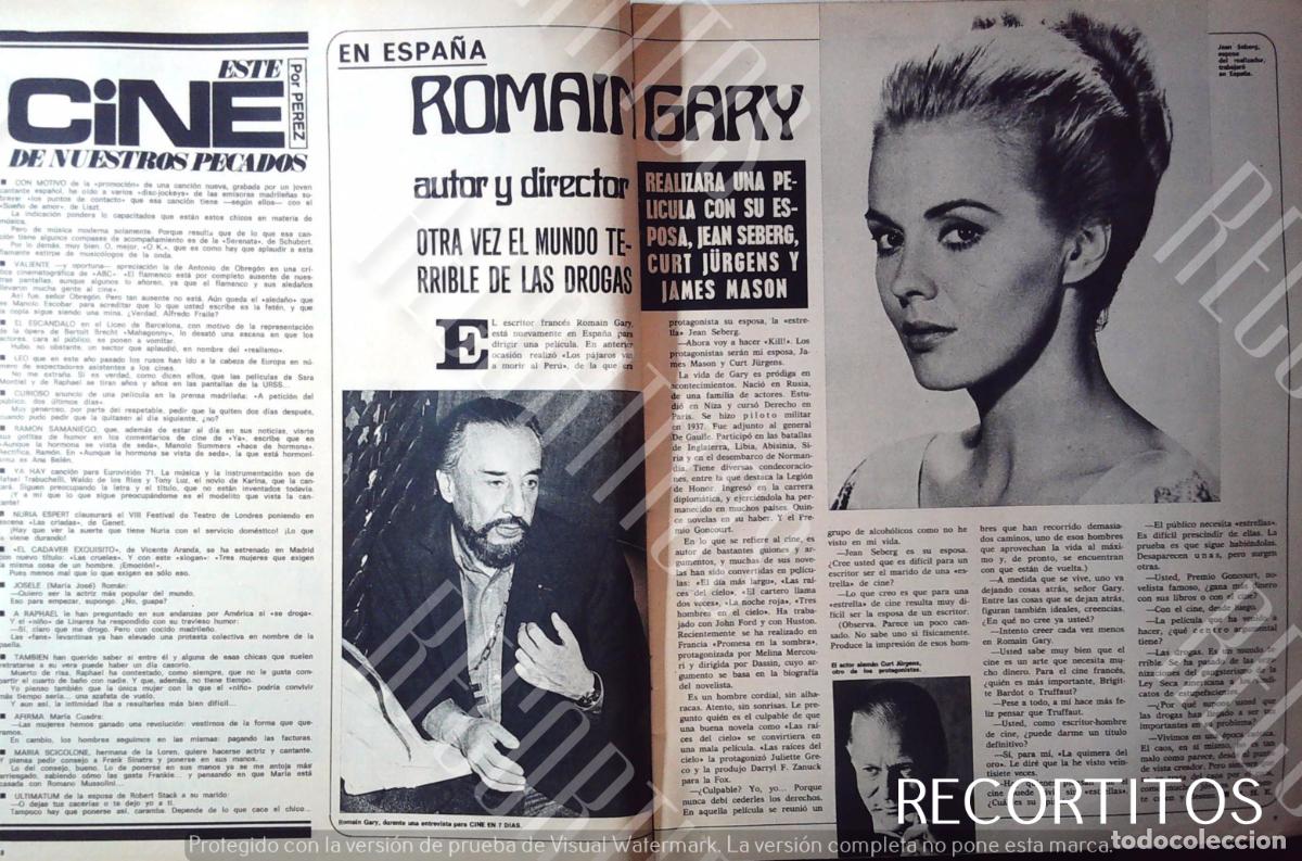 Collection Magazines and Newspapers: ROMAIN GARY JEAN SEBERG
