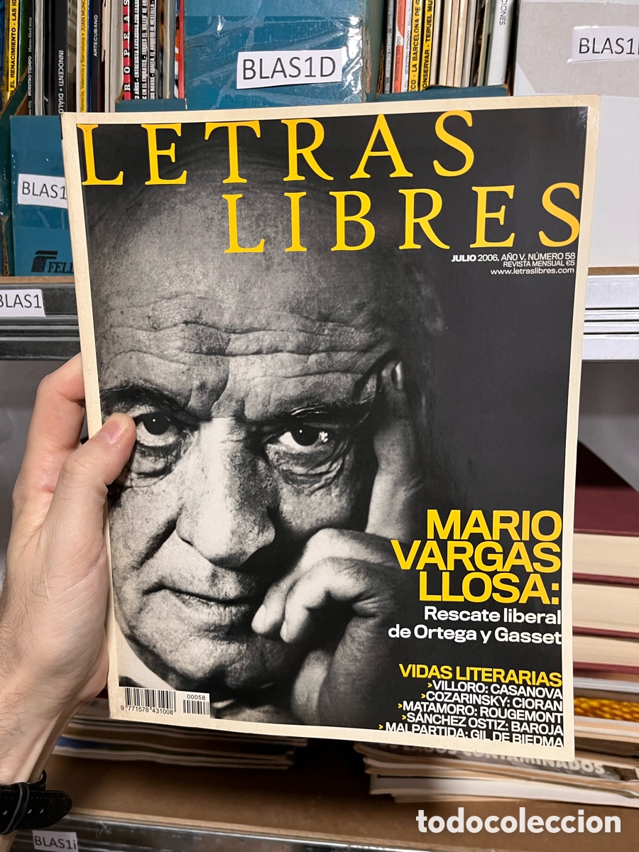 Coleccionismo de revistas y peri&oacute;dicos: Blas1D letras libres 58 - Mario bargas Llosa
