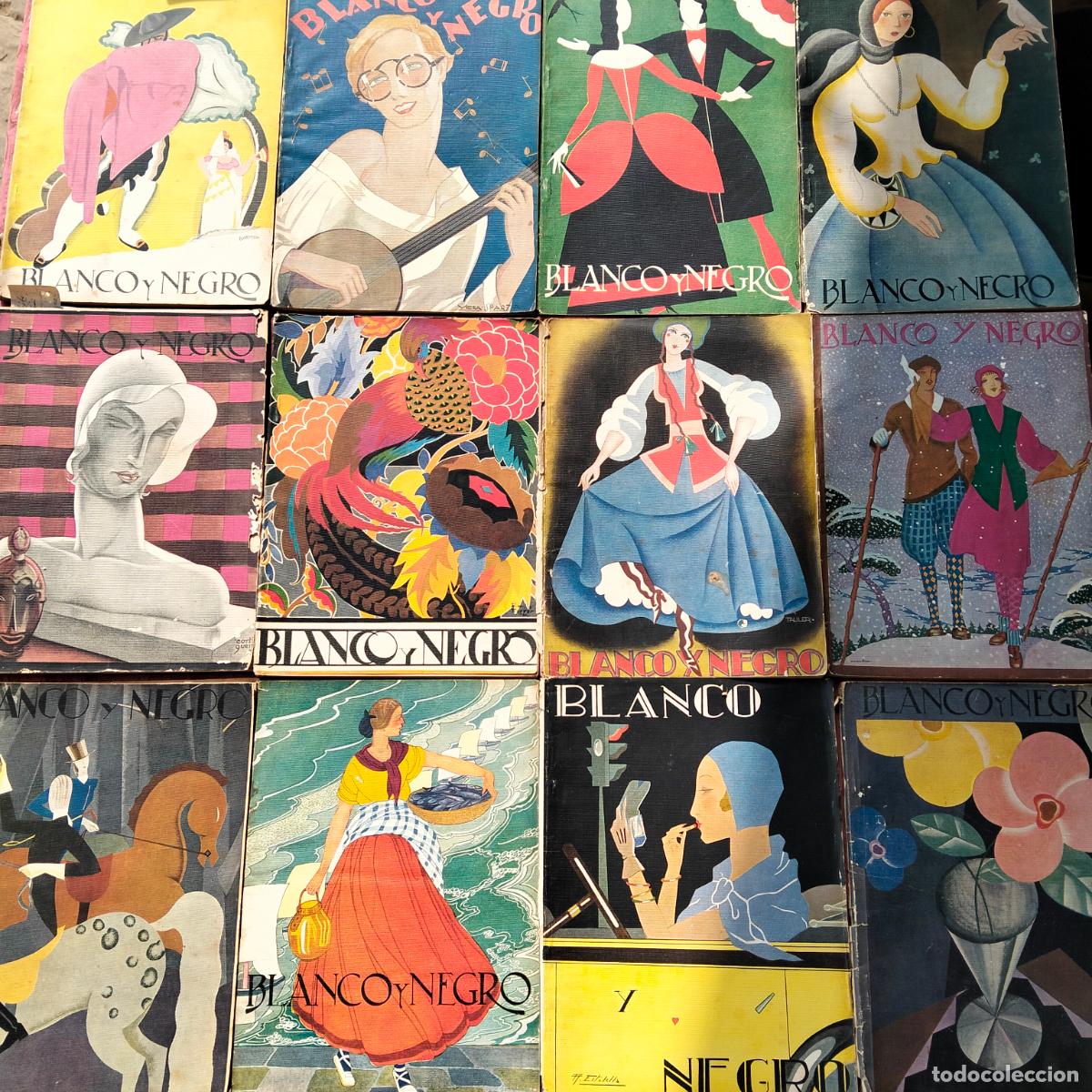 Collectionnisme de Revues et Journaux: Lote revistas antiguas Blanco y negro revista ilustrada a&ntilde;o 40, 1930