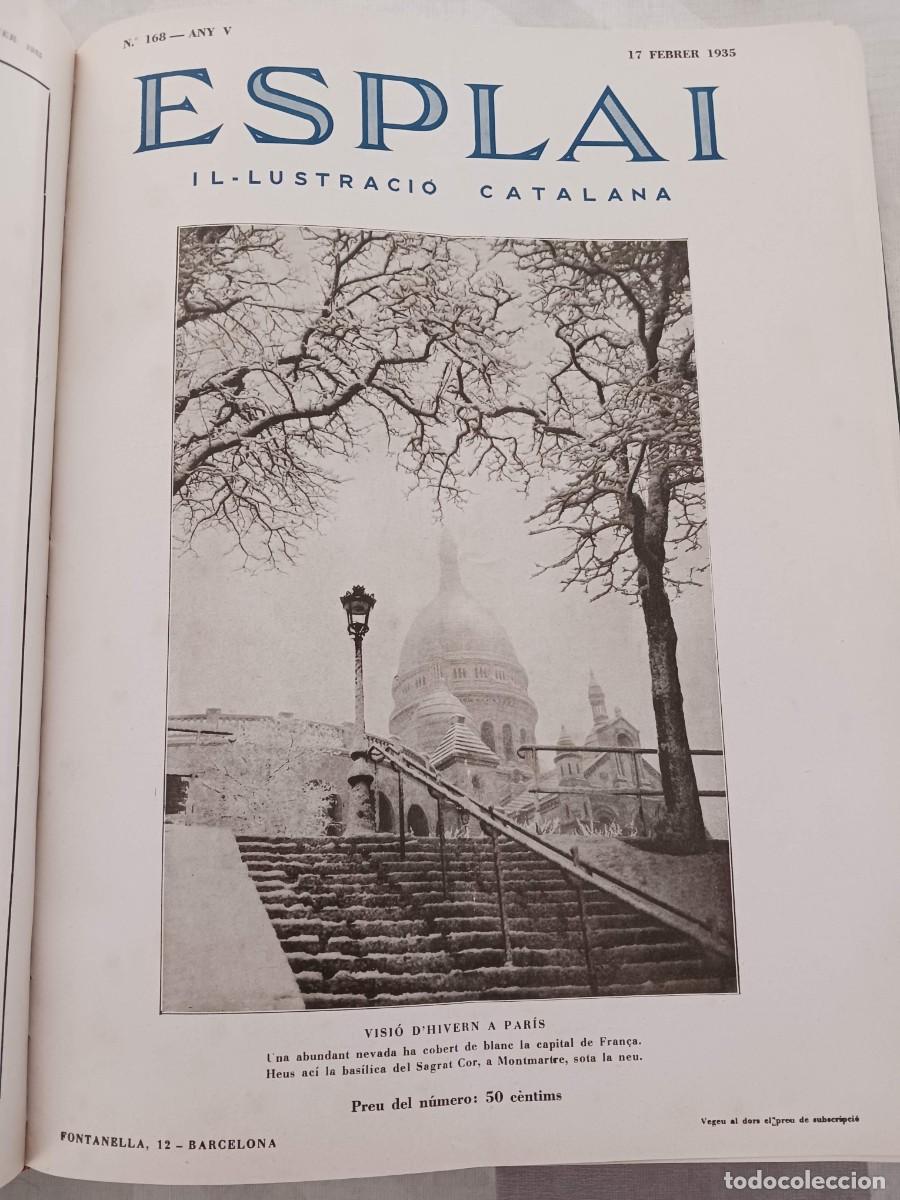 Coleccionismo de revistas y peri&oacute;dicos: REVISTA ESPLAI: 39 N&Uacute;MEROS (1935-1936) Y REVISTA PUEBLOS DE ESPA&Ntilde;A (POBLES DE CATALUNYA) EN UN TOMO