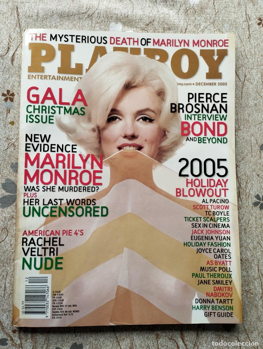 Collezionismo di Riviste e Giornali: PLAYBOY USA DICIEMBRE 2005 / MARILYN MONROE, RACHAEL VELTRI, SEXO EN EL CINE...EXTRA FIN DE A&Ntilde;O