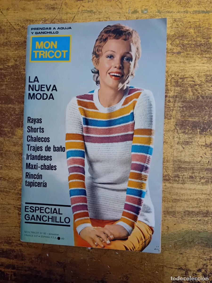 Coleccionismo de Revistas y Peri&oacute;dicos: Mon Tricot, prendas a aguja y ganchillo 1971