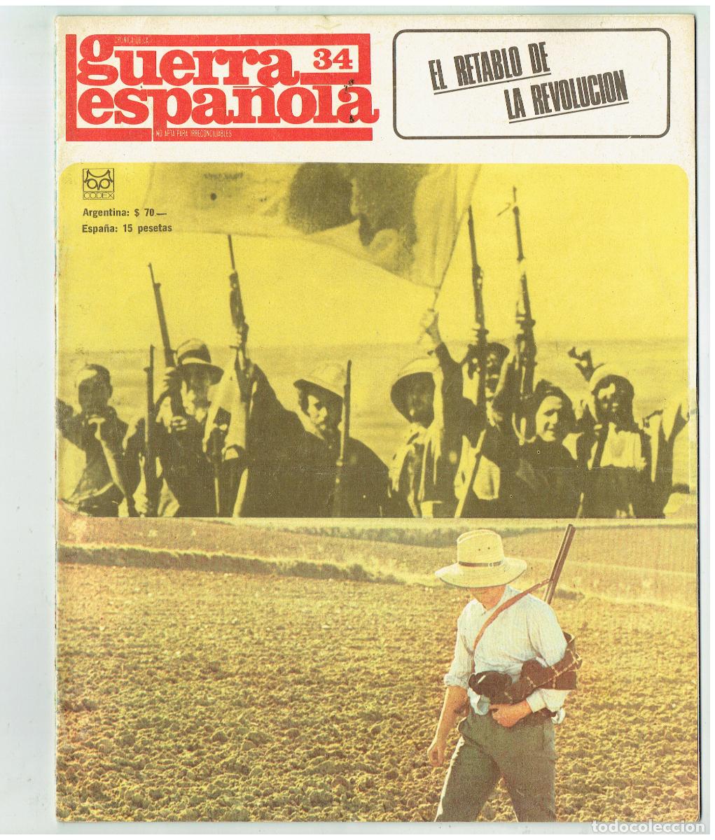Coleccionismo de revistas y peri&oacute;dicos: CR&Oacute;NICA DE LA GUERRA CIVIL ESPA&Ntilde;OLA. FASC&Iacute;CULO, N&ordm; 34. EL RETABLO DE LA REVOLUCI&Oacute;N. (B24.BIS3)