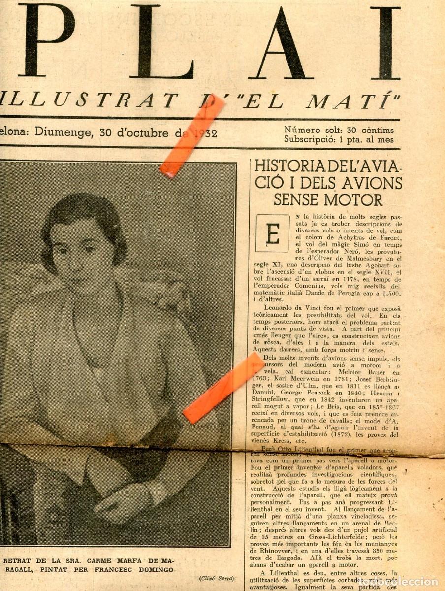 Sammeln von Zeitschriften und Zeitungen: SEMANARIO A&Ntilde;O 1932 HISTORIA DE LA AVIACION DEL VUELO SIN MOTOR KALMAN MIKSZATH