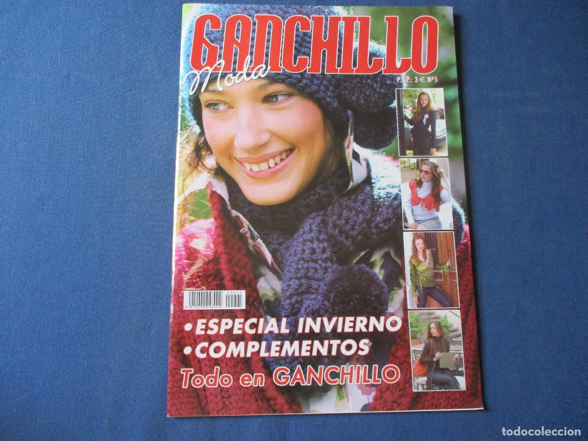 Coleccionismo de Revistas y Peri&oacute;dicos: GANCHILLO MODA N.&ordm; 5 INCLUYE CUADERNILLO DE EXPLICACIONES