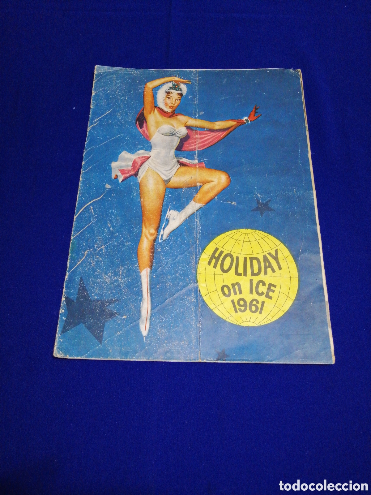 Collectionnisme de Revues et Journaux: HOLIDAY ON ICE 1961 - ESPECTACULOS PATINAJE- IDIOMA FRANC&Eacute;S - PUBLICIDAD AUTO UNION - JOHNNIE WALKER