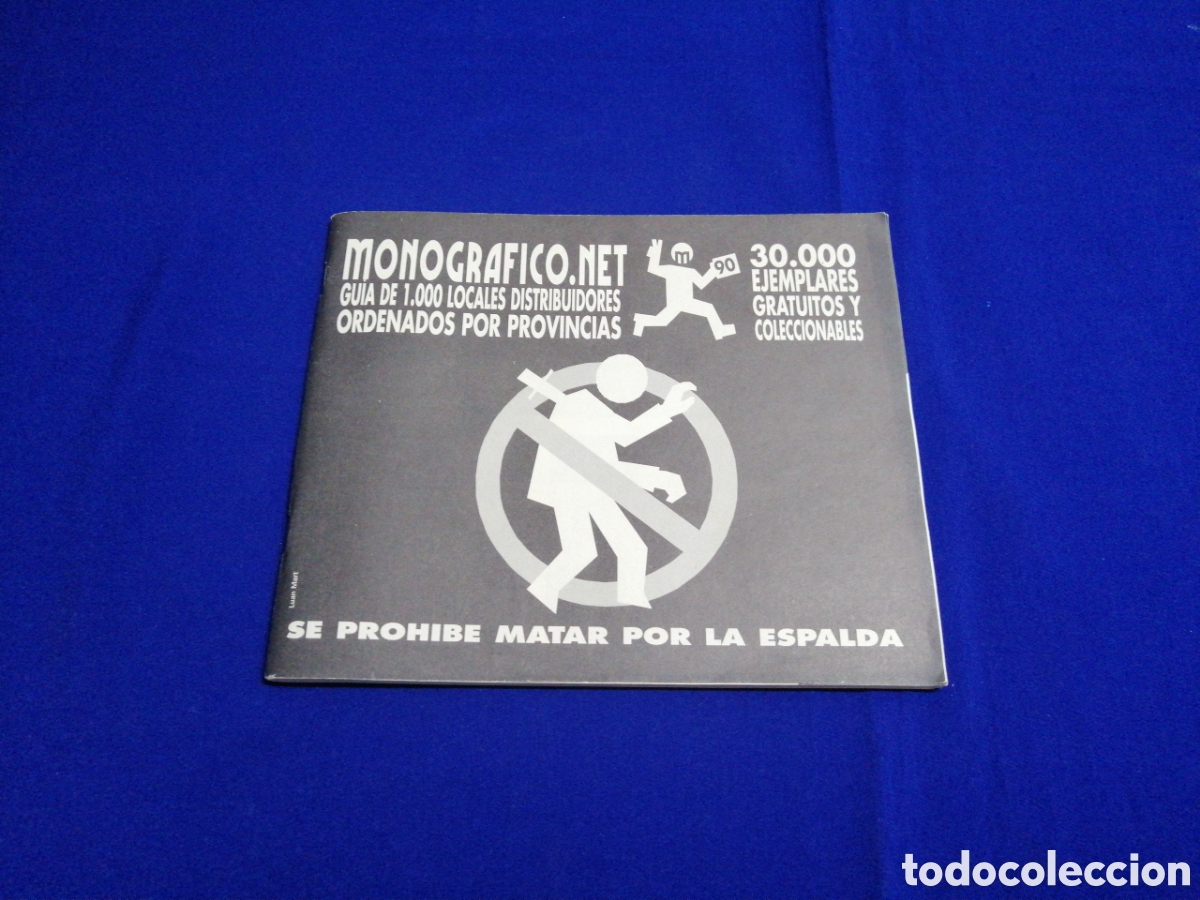 Coleccionismo de revistas y peri&oacute;dicos: MONOGR&Aacute;FICO.NET- N&deg;90 FANZINE -COMIC -UNDERGROUND- PUBLICIDAD DISCOTECAS PUBS (PUBLICIDAD)