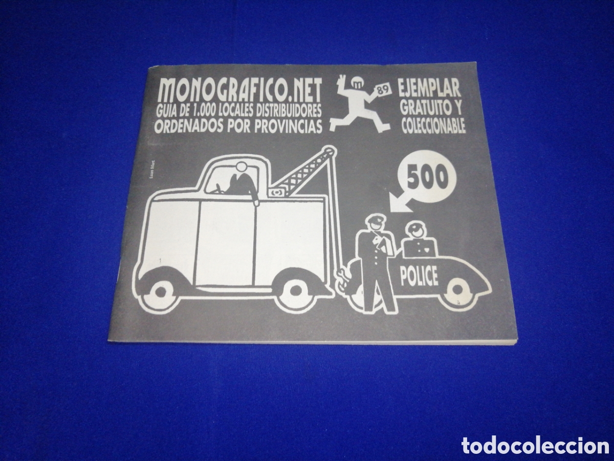 Coleccionismo de revistas y peri&oacute;dicos: MONOGR&Aacute;FICO.NET- N&deg;89 FANZINE -COMIC -UNDERGROUND- PUBLICIDAD DISCOTECAS PUBS (PUBLICIDAD)