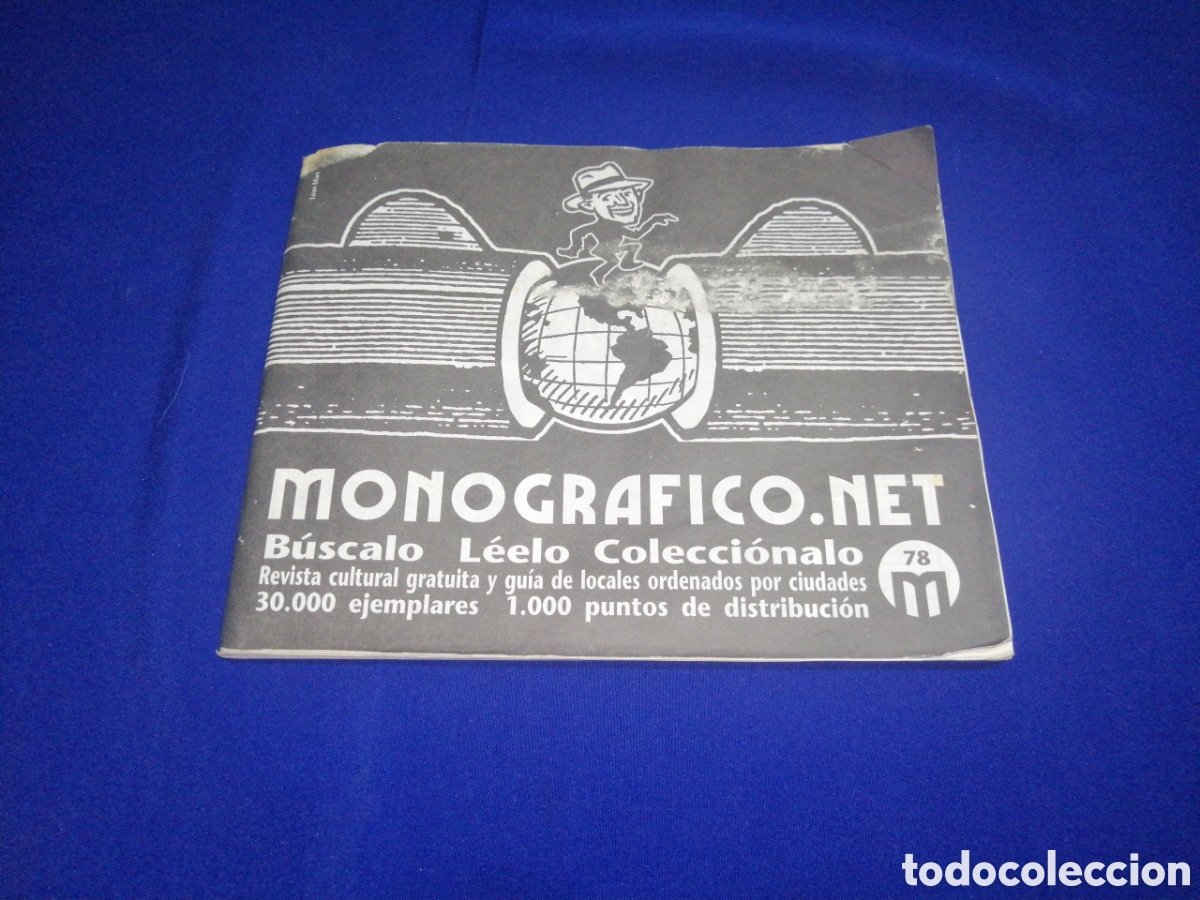 Coleccionismo de revistas y peri&oacute;dicos: MONOGR&Aacute;FICO.NET- N&deg;78 FANZINE -COMIC -UNDERGROUND- PUBLICIDAD DISCOTECAS PUB LA MARXA BAR (VALENCIA